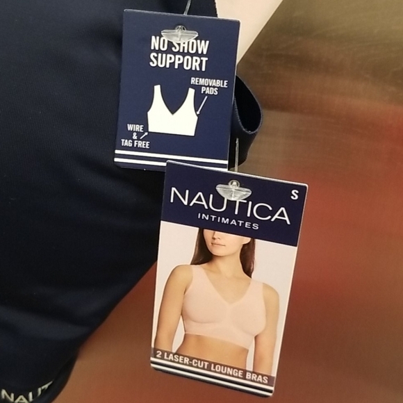 💕NAUTICA INTIMATES💕 Laser Cut Lounge Bras 2 Pack - Picture 4 of 8